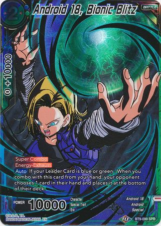 Android 18, Bionic Blitz (SPR) [BT9-099] | Devastation Store