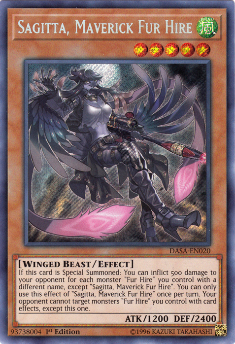 Sagitta, Maverick Fur Hire [DASA-EN020] Secret Rare | Devastation Store
