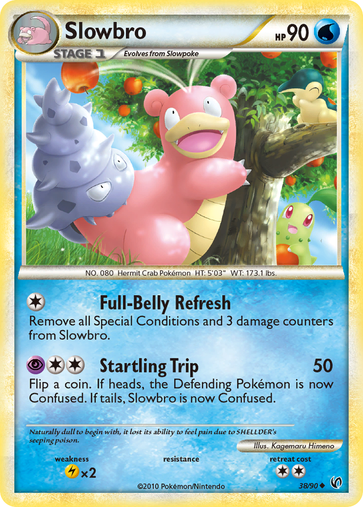 Slowbro (38/90) [HeartGold & SoulSilver: Undaunted] | Devastation Store