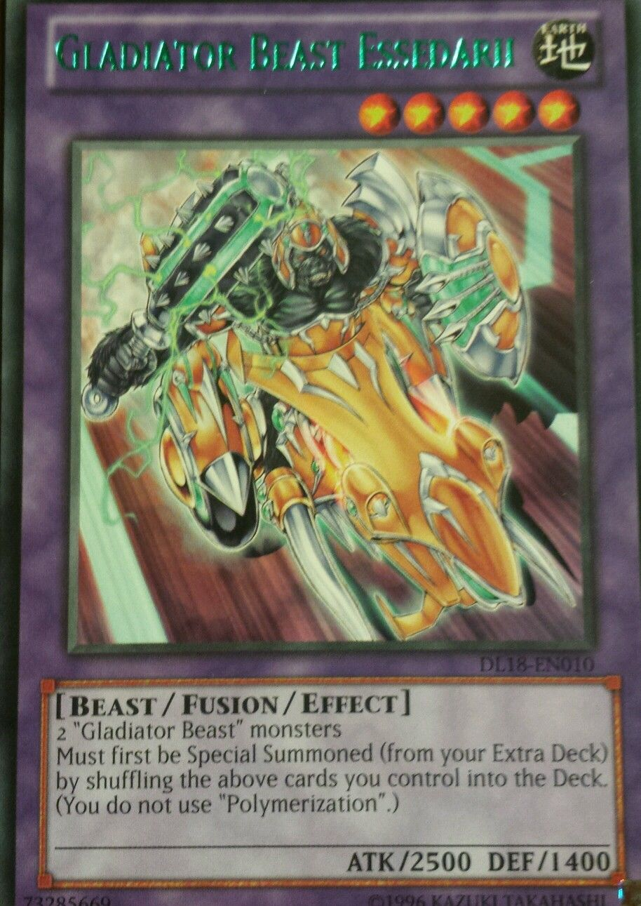 Gladiator Beast Essedarii (Green) [DL18-EN010] Rare | Devastation Store