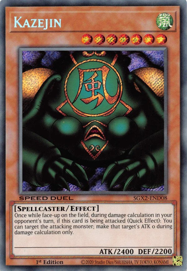 Kazejin [SGX2-END08] Secret Rare | Devastation Store