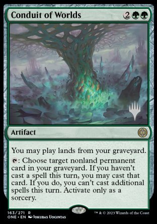 Conduit of Worlds (Promo Pack) [Phyrexia: All Will Be One Promos] | Devastation Store