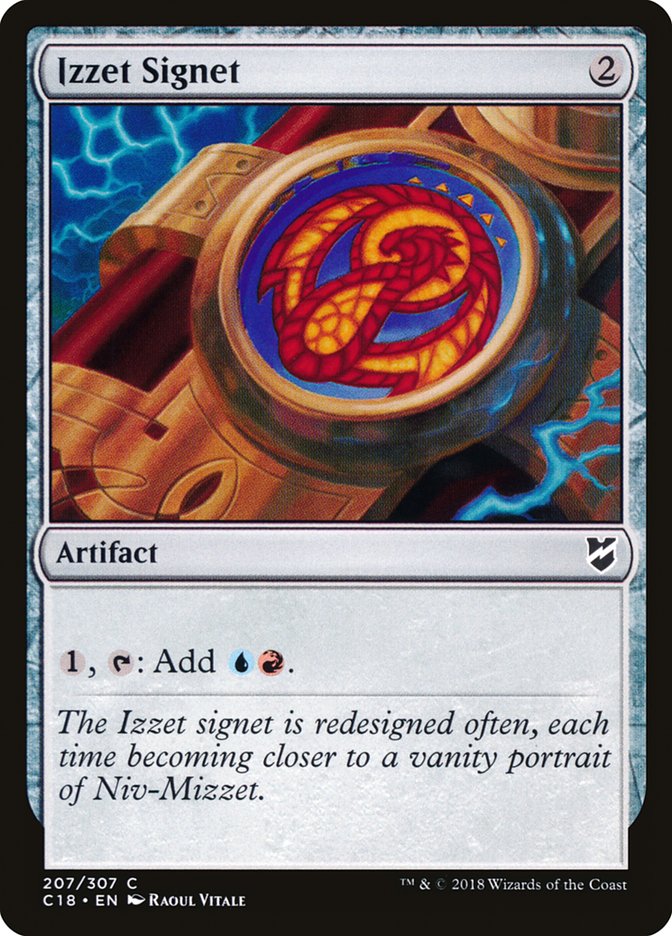 Izzet Signet [Commander 2018] | Devastation Store