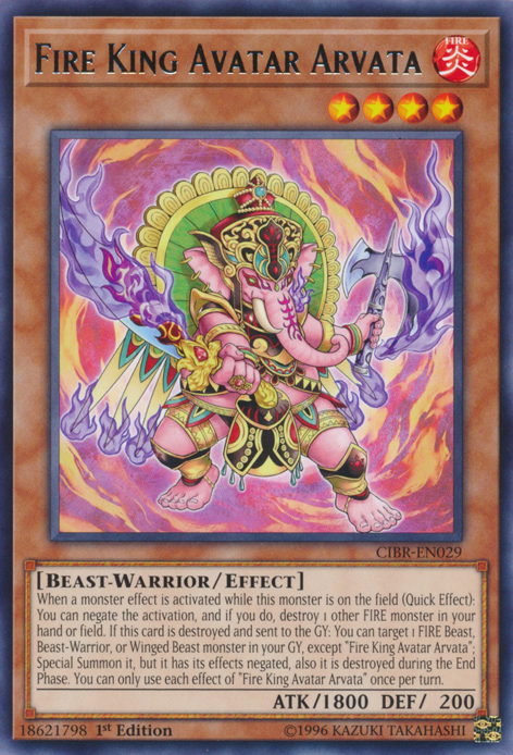Fire King Avatar Arvata [CIBR-EN029] Rare | Devastation Store