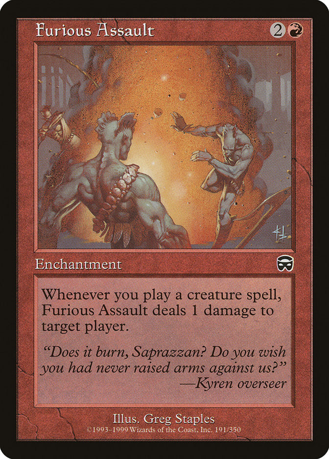 Furious Assault [Mercadian Masques] - Devastation Store | Devastation Store
