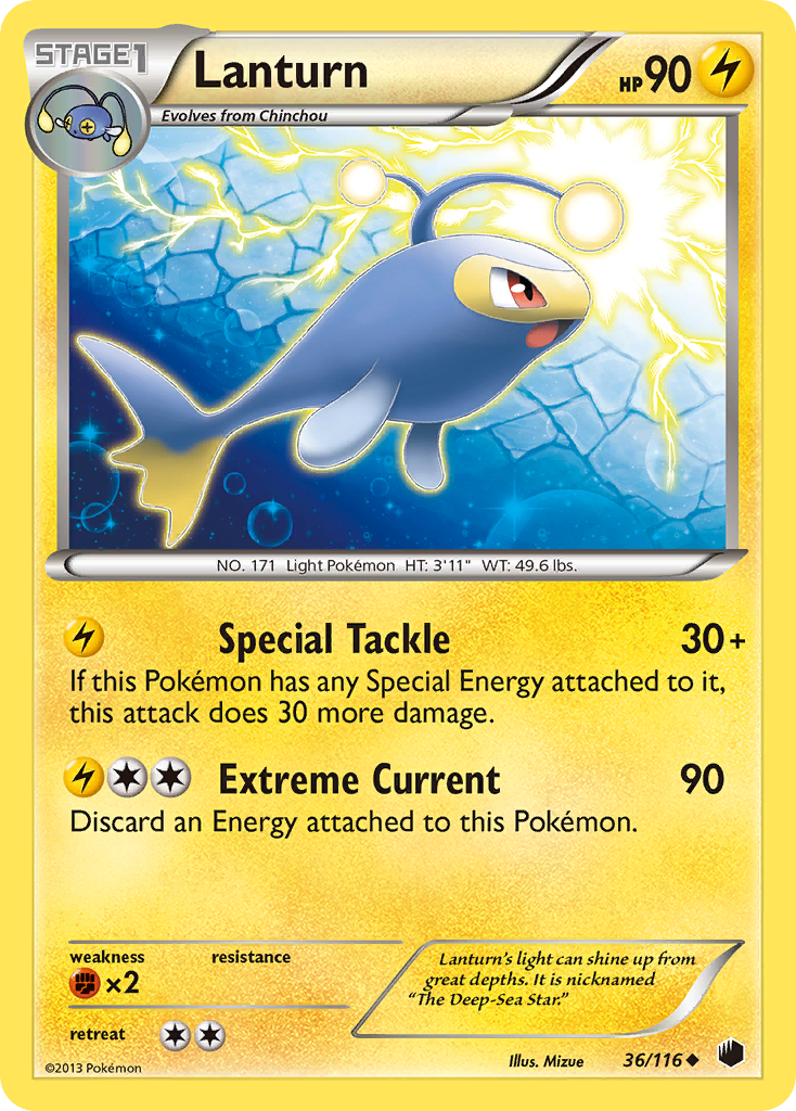 Lanturn (36/116) [Black & White: Plasma Freeze] | Devastation Store