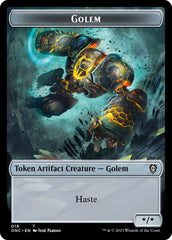 The Monarch // Golem Double-Sided Token [Phyrexia: All Will Be One Commander Tokens] | Devastation Store