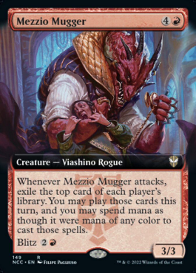 Mezzio Mugger (Extended Art) [Streets of New Capenna Commander] | Devastation Store