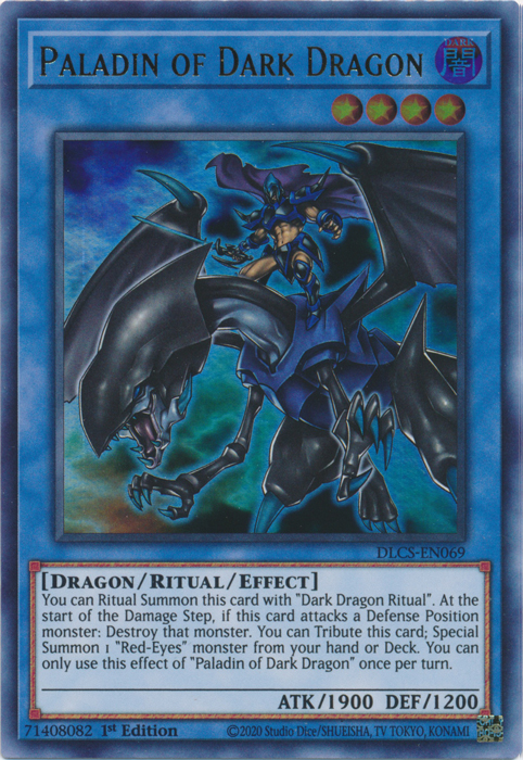 Paladin of Dark Dragon [DLCS-EN069] Ultra Rare | Devastation Store