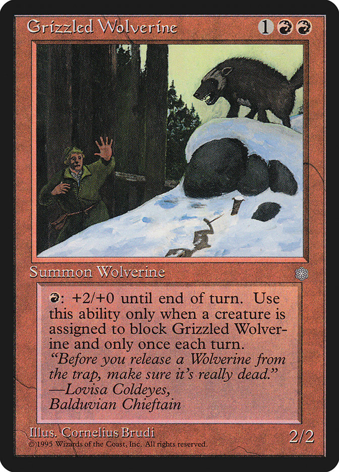Grizzled Wolverine [Ice Age] | Devastation Store