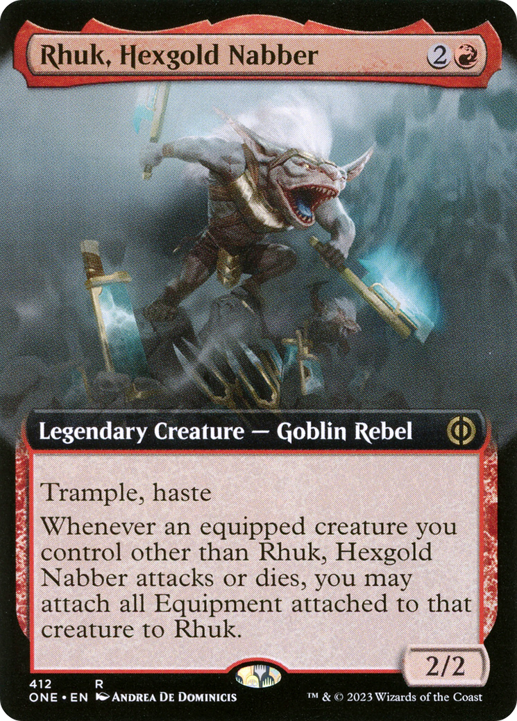Rhuk, Hexgold Nabber (Extended Art) [Phyrexia: All Will Be One] | Devastation Store