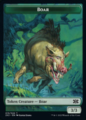 Boar // Vampire Double-sided Token [Double Masters 2022 Tokens] | Devastation Store