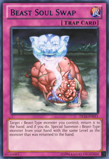 Beast Soul Swap (Blue) [DL16-EN015] Rare | Devastation Store