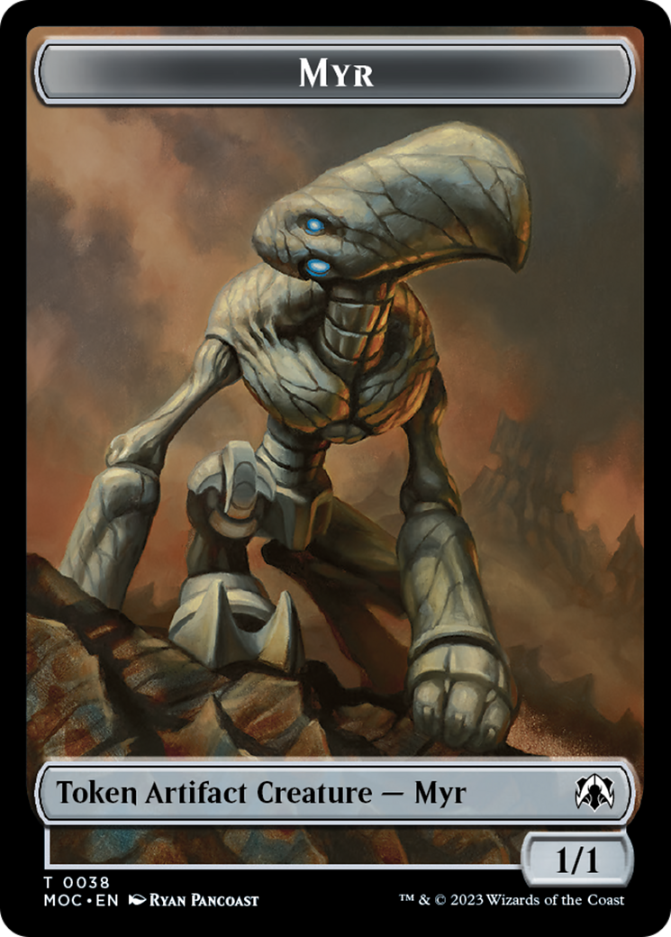 Phyrexian Germ // Myr Double-Sided Token [March of the Machine Commander Tokens] | Devastation Store