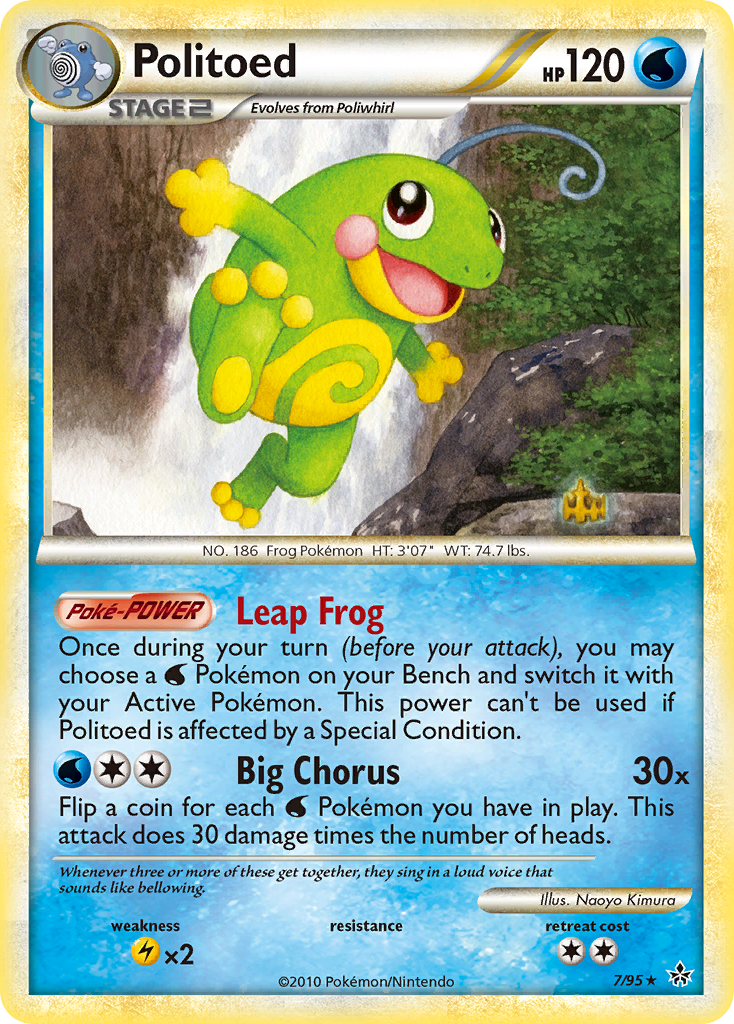 Politoed (7/95) [HeartGold & SoulSilver: Unleashed] | Devastation Store