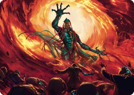 Gix, Yawgmoth Praetor Art Card [The Brothers' War Art Series] | Devastation Store