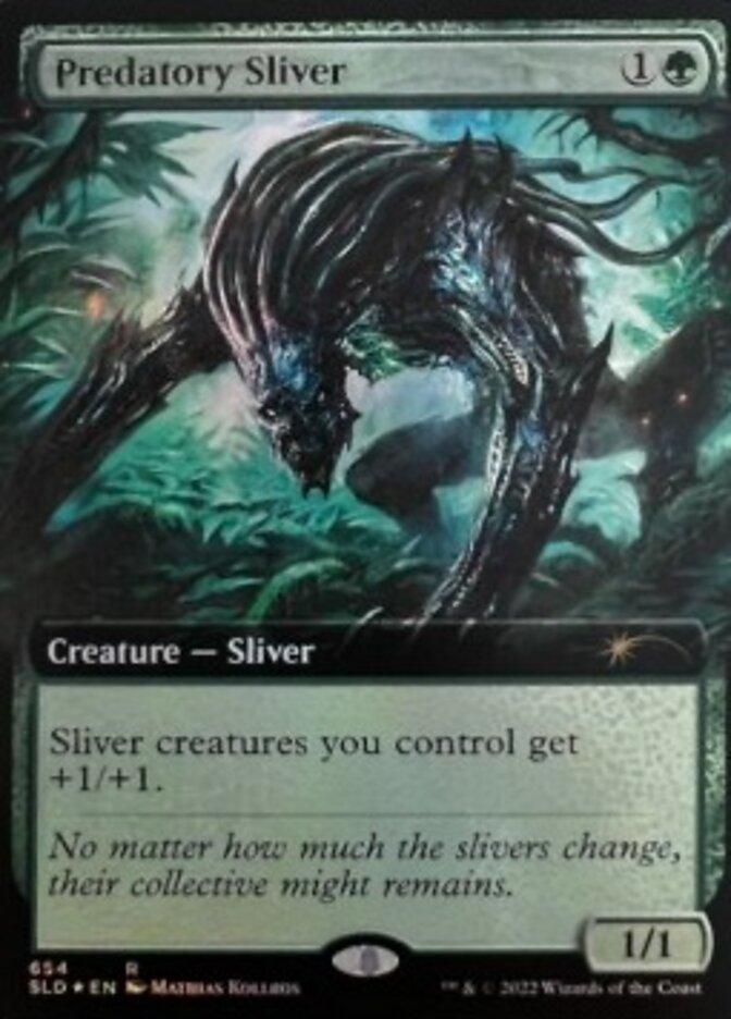 Predatory Sliver (Extended Art) [Secret Lair Drop Promos] | Devastation Store