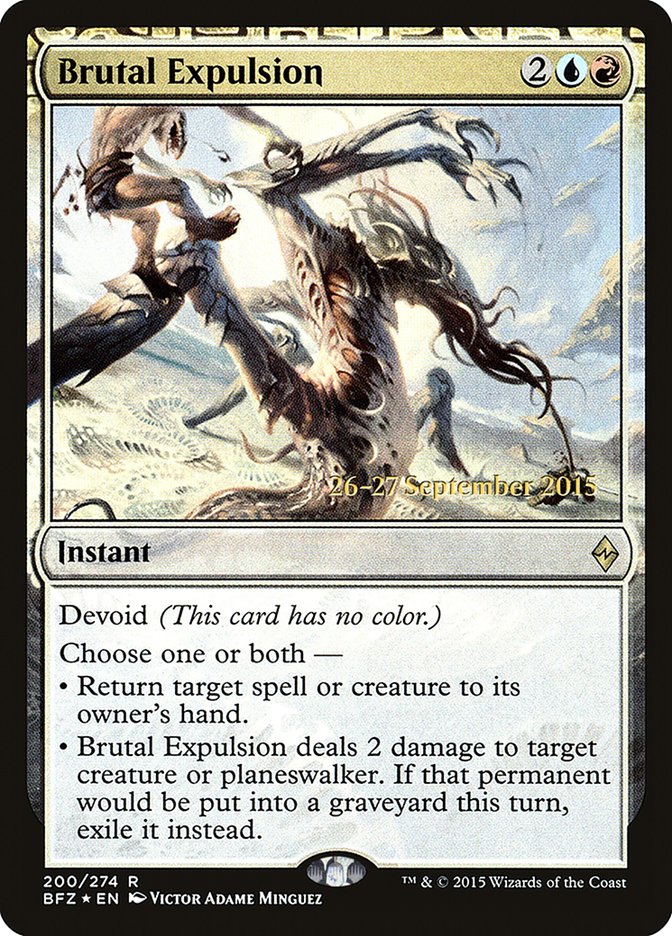 Brutal Expulsion  [Battle for Zendikar Prerelease Promos] - Devastation Store | Devastation Store