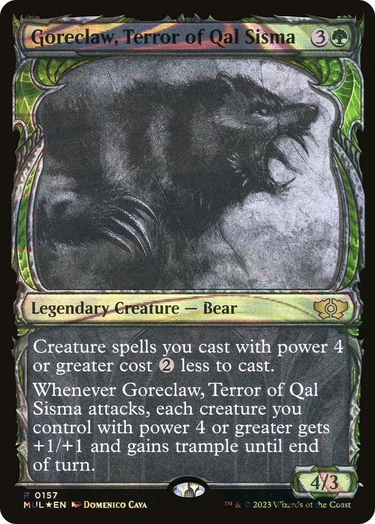 Goreclaw, Terror of Qal Sisma (Halo Foil) [Multiverse Legends] | Devastation Store