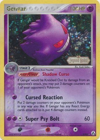 Gengar (5/92) (Stamped) [EX: Legend Maker] | Devastation Store