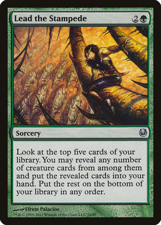 Lead the Stampede [Duel Decks: Ajani vs. Nicol Bolas] | Devastation Store