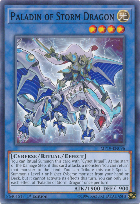 Paladin of Storm Dragon [MP19-EN096] Common | Devastation Store