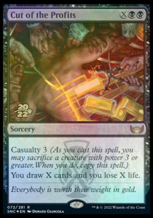 Cut of the Profits [Streets of New Capenna Prerelease Promos] | Devastation Store
