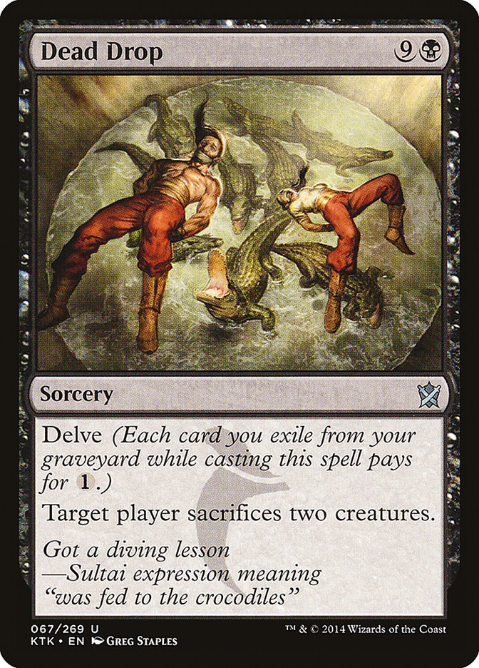 Dead Drop [Khans of Tarkir] | Devastation Store