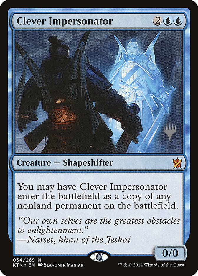 Clever Impersonator (Promo Pack) [Khans of Tarkir Promos] | Devastation Store