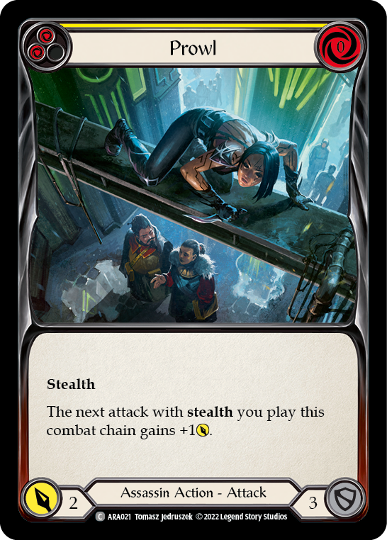 Prowl (Yellow) [ARA021] (Outsiders Arakni Blitz Deck) | Devastation Store