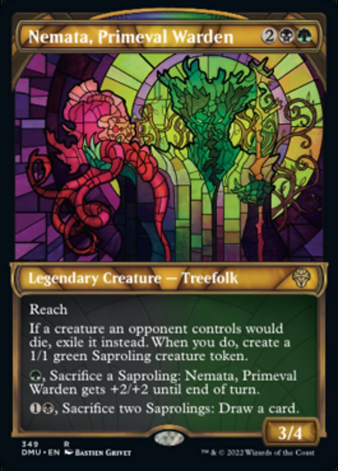 Nemata, Primeval Warden (Showcase Textured) [Dominaria United] | Devastation Store