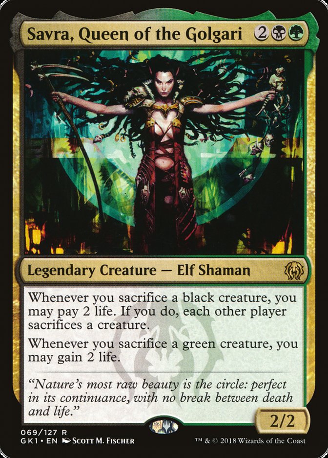 Savra, Queen of the Golgari [Guilds of Ravnica Guild Kit] | Devastation Store