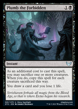 Plumb the Forbidden [Strixhaven: School of Mages] | Devastation Store