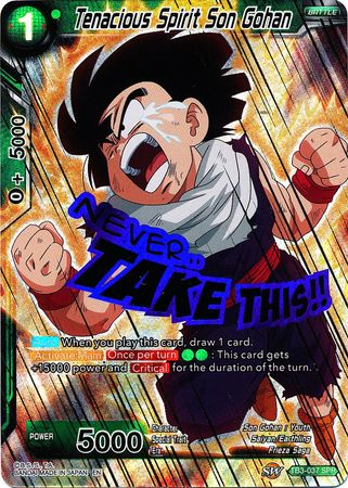 Tenacious Spirit Son Gohan (SPR) [TB3-037_SPR] | Devastation Store