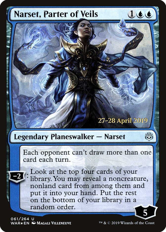 Narset, Parter of Veils  [War of the Spark Prerelease Promos] | Devastation Store