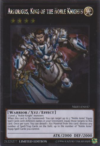 Artorigus, King of the Noble Knights [NKRT-EN037] Platinum Rare | Devastation Store