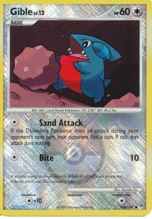 Gible (106/147) (Championship Promo) [Platinum: Supreme Victors] | Devastation Store