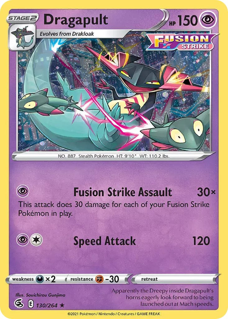 Dragapult (130/264) (Cosmos Holo) [Sword & Shield: Fusion Strike] | Devastation Store