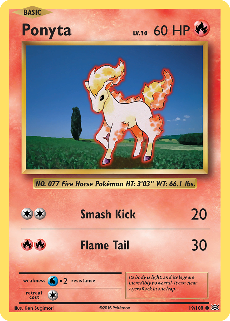 Ponyta (19/108) [XY: Evolutions] | Devastation Store