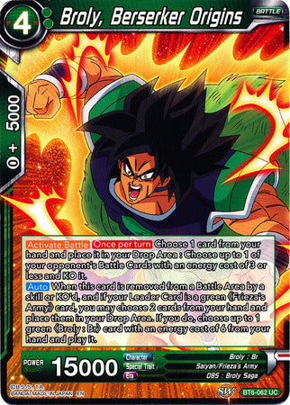 Broly, Berserker Origins [BT6-062] | Devastation Store