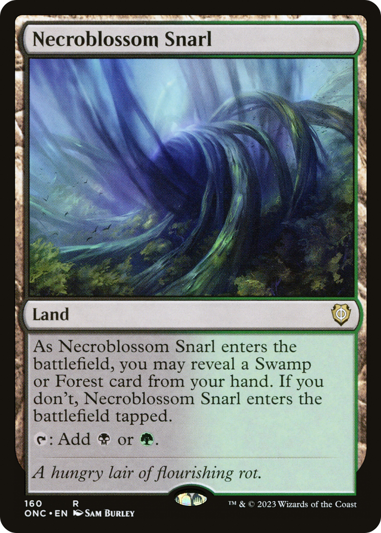 Necroblossom Snarl [Phyrexia: All Will Be One Commander] | Devastation Store