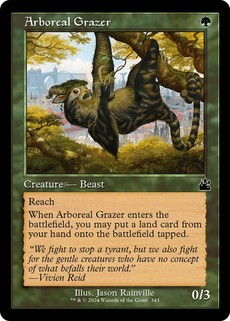 Arboreal Grazer (Retro Frame) [Ravnica Remastered] | Devastation Store
