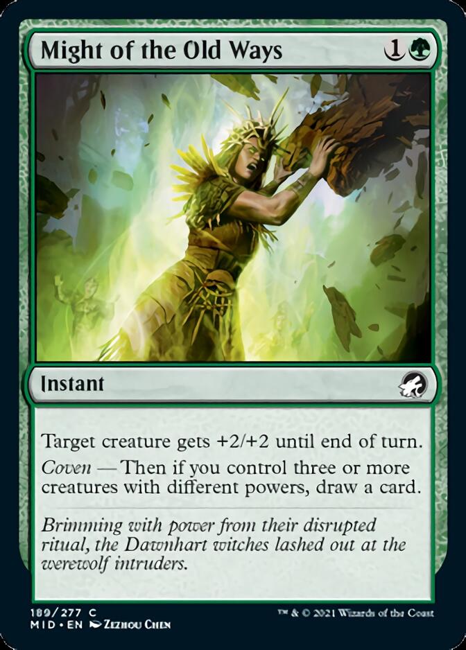 Might of the Old Ways [Innistrad: Midnight Hunt] | Devastation Store