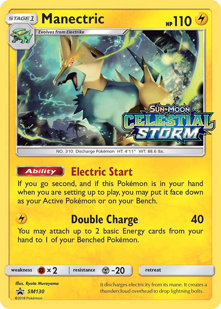 Manectric (SM130) [Sun & Moon: Black Star Promos] | Devastation Store