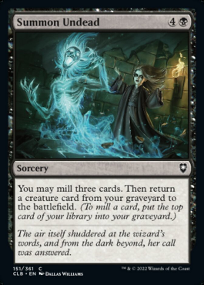 Summon Undead [Commander Legends: Battle for Baldur's Gate] | Devastation Store