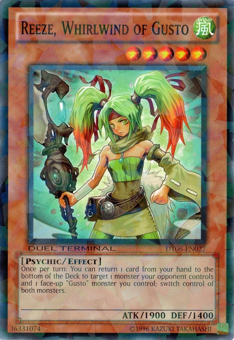 Reeze, Whirlwind of Gusto [DT06-EN027] Common | Devastation Store