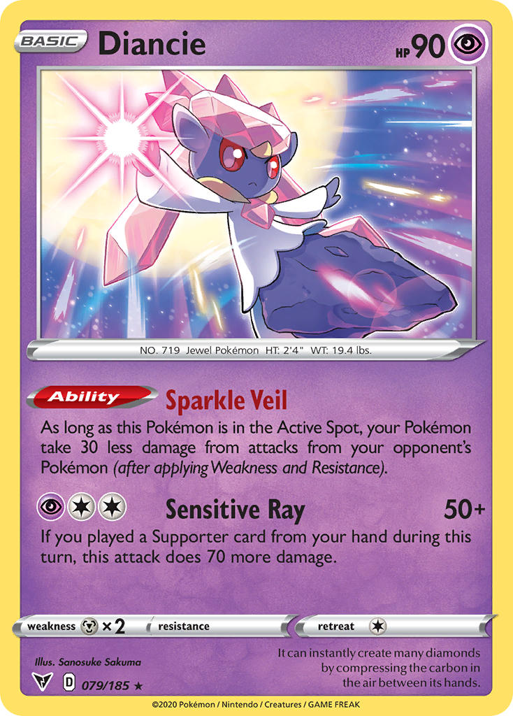 Diancie (079/185) [Sword & Shield: Vivid Voltage] | Devastation Store