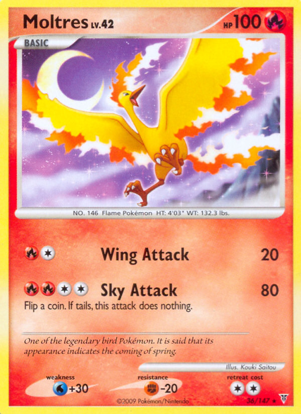 Moltres (36/147) [Platinum: Supreme Victors] | Devastation Store