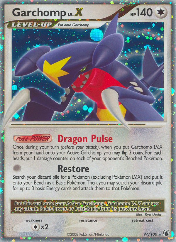 Garchomp LV.X (97/100) [Diamond & Pearl: Majestic Dawn] | Devastation Store