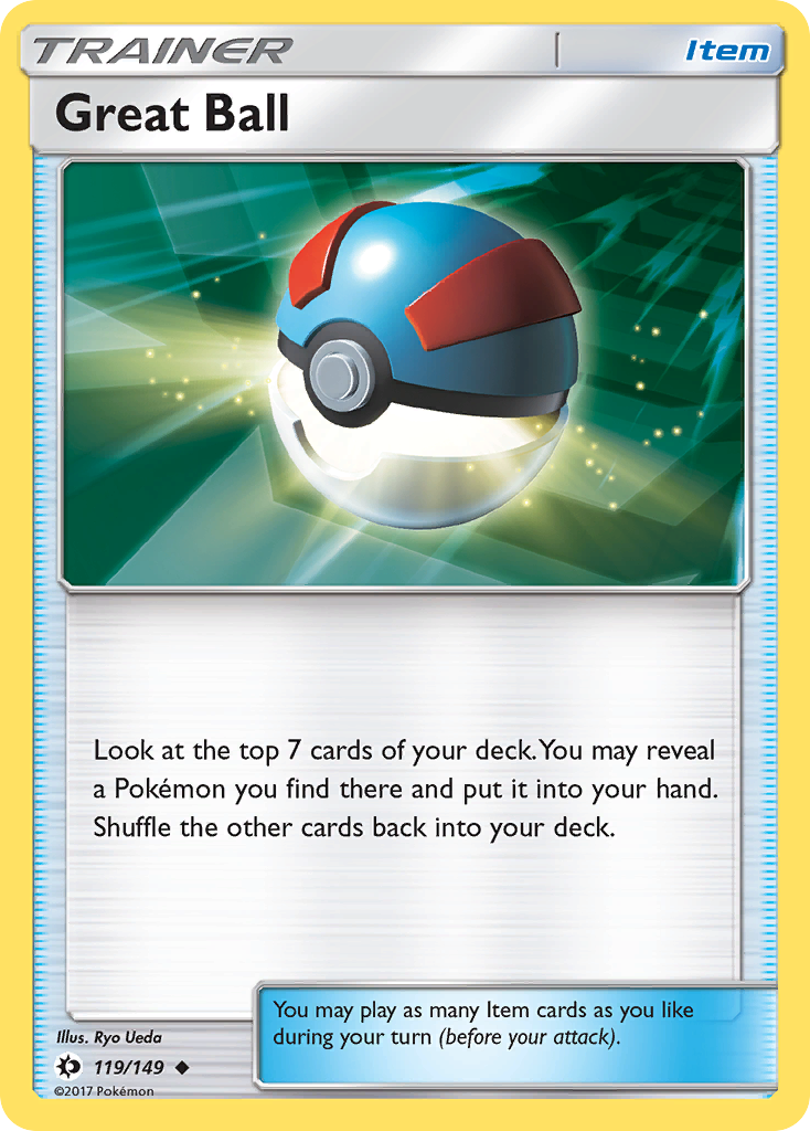 Great Ball (119/149) [Sun & Moon: Base Set] | Devastation Store